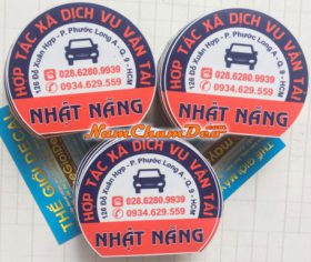 Logo Nam châm dẻo dán xe vận tải Nhật Năng